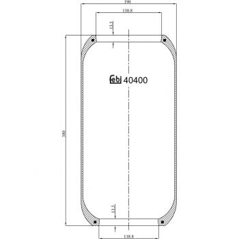 Fuelle de suspensión FEBI BILSTEIN 40400