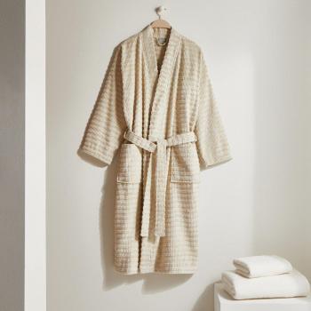 Producto: Albornoz Kimono de Algodón y Lin 380 gr/m2