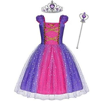 Principessa Rapunzel Vestito 90cm
