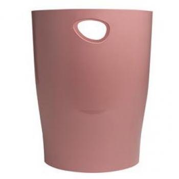 Corbeille à papier Ecobin Skandi 15 L - Rose antique