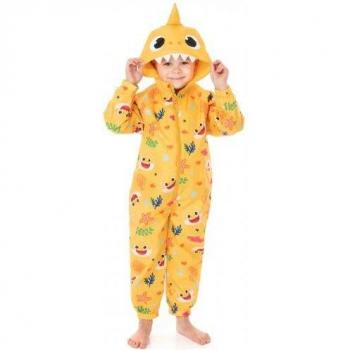 Baby Shark Kids 3D Teeth Rain Suit