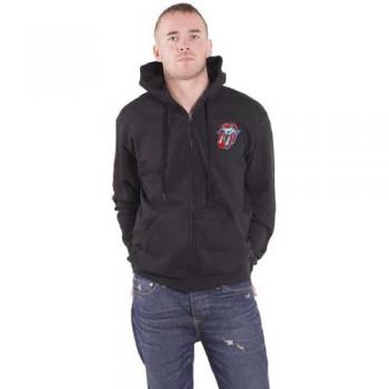 Red Hot Chili Peppers Black Asterisk Zipper Hoodie - Size S - 70% Cotton, 30% Polyester