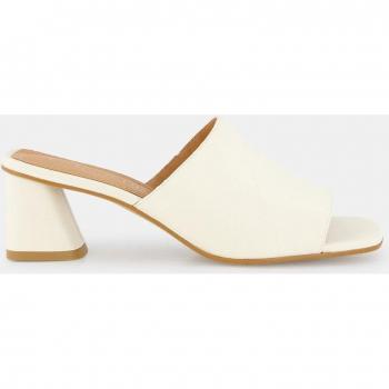 Mules de mujer en piel con tacón bloque Latouche