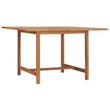 Table de jardin 110x110x75 cm en bois massif de teck