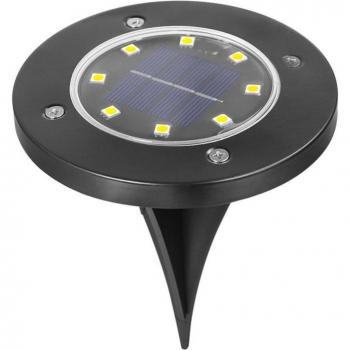 8 LED Solar Powered Garden and Patio Light