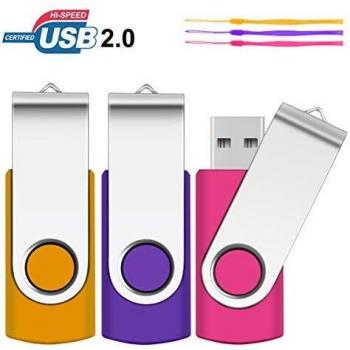 USB‑Flash‑Laufwerk 64 GB SRVR – Multicolor Schlüsselband‑USB‑Stick (Kappe)