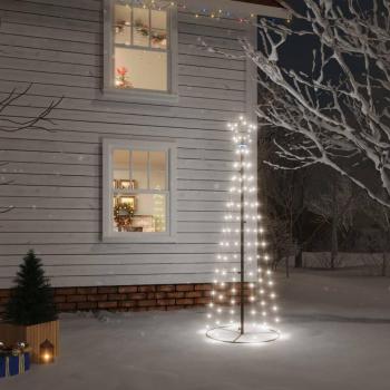VidaXL 6FT Christmas Tree with Spike Cold White 200 LEDs