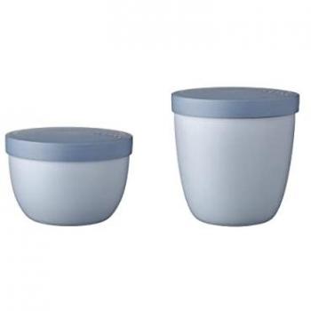 Mepal Ellipse Lunchbox, 2 Snackpots, blau