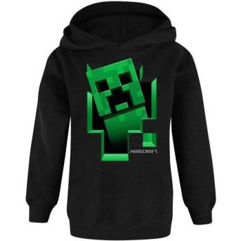 Minecraft Jungen Creeper Inside Hoodie Schwarz Gr. 14-15