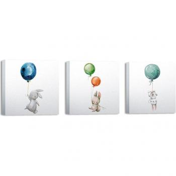 Cuadro decorativo impresión digital 3 piezas WellHome