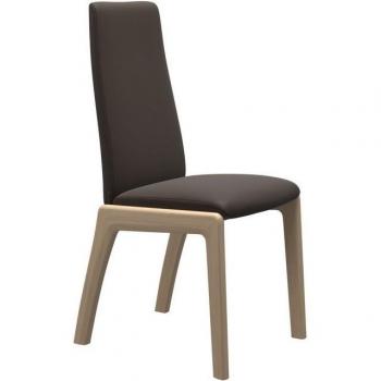 Stressless® Polsterstuhl „Laurel“ – Massivholz, braun (BATICK), 57 × 105 × 60 cm, High Back, Größe M