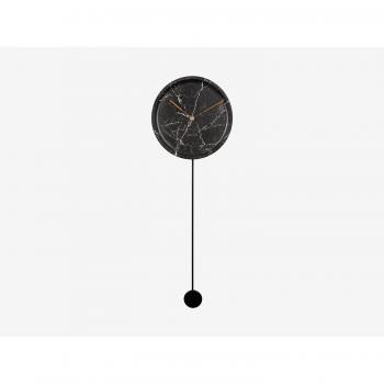 Pendule Longue Horloge Karlsson Marbrée