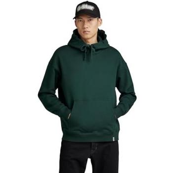 Felpa con Cappuccio Unisex Verde Loose Fit G-Star Essenziale S