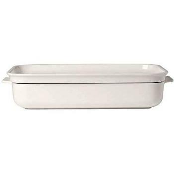 Clever Cooking Backform Villeroy & Boch – 2‑teilig – 34 × 24 cm – Premium Porzellan – Offensichtlich weiß