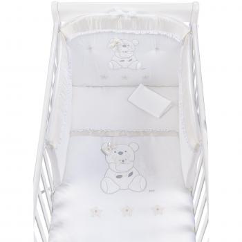 Set Piumetto Letto 3 Pz Sfilabile Picci Vanity NEVE