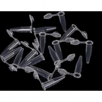 Micro tubes à essai en plastique 0,5 ML - 50 pièces