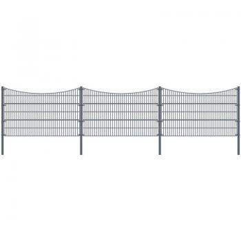 Recinzione Valle Home Deluxe a Rete Doppia Asta Antracite/Verde
