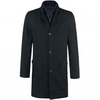 Manteau court de Black Premium by EMP - Manteau Boutonné - S - XXL - pour Homme - noir