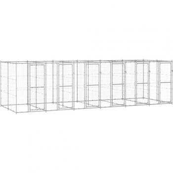 Perrera de exterior de acero galvanizado Day and Night 14.52 m²