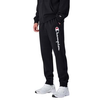 CHAMPION PANTALON HOMBRE INVIERNO ALGODON LOGO BORDADO NEGRO 220293-KK01 NBK