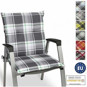 Cuscino per Sedia da Giardino Beautissu Sunny Verde Menta 100x50x6cm