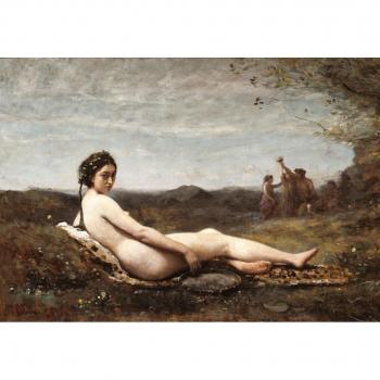 Grafika Kids: „Repose“ von Corot (1860) – 12‑Teil-Puzzle