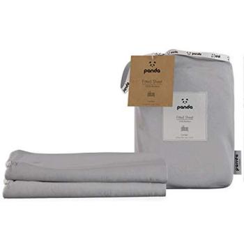 Junior Twin Bamboo Comfort Sheets – Mid Grey 2‑Pack