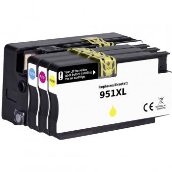 Renkforce Tinte Kombi-Pack ersetzt HP 950 XL, 951 XL (C2P43AE) Kompatibel Schwarz, Cyan, Magenta, Gelb