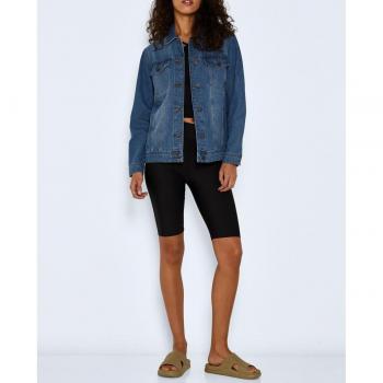 Noisy May Women's Parla Solid Biker Shorts - Black - XS - 90% Polyester, 10% Elastane
