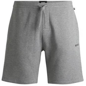 BOSS Waffle Pyjamashorts - Grau - Herren L