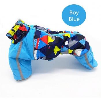 Abrigo de invierno para perros pequeños con estómago cubierto