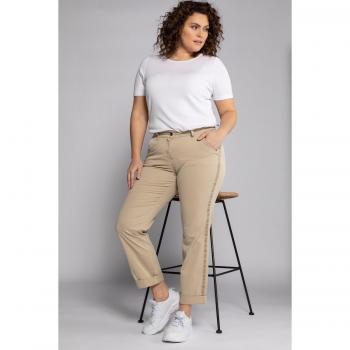 Pantaloni chino con galloni donna 56C