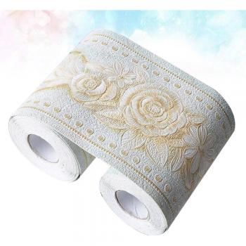 Rose Pattern Wall Border Sticker