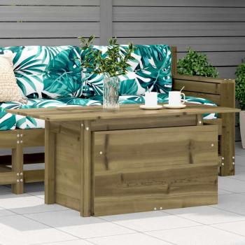 Vidaxl Garden Table 100x50x75 cm Impregnated Pine Wood