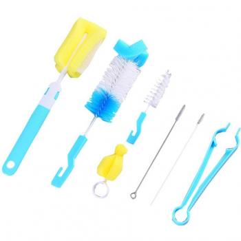 Juego de cepillos para botellas y pajitas - 7 unidades