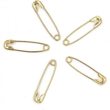 Goupilles de sécurité argent doré noir 19mm x 5mm - 200 pièces