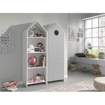 Casami Vipack Aisance – Armoire Ouverte + 1 Porte Gris