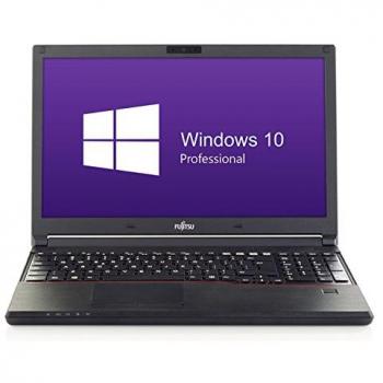 Fujitsu LIFEBOOK E556 VFY – 15,6 Zoll Notebook mit Intel Core i5‑6200U, 8 GB RAM, 256 GB SSD – Schwarz