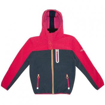 Anorak Joluvi Snap-Soft Shell Rosa Oscuro para Niños