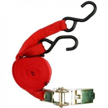 UNITEC SPANNGURT RATSCHE 5M MIT ZWEI S-HAKEN, BELASTBAR BIS 120KG