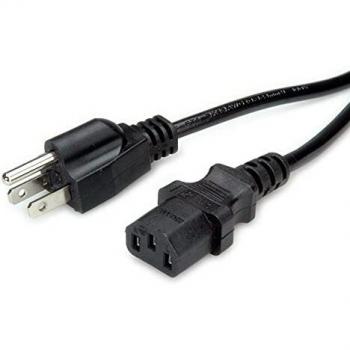 SECOMP - Stromkabel - IEC 60320 C13 bis NEMA 5-15 (M) - Schwarz