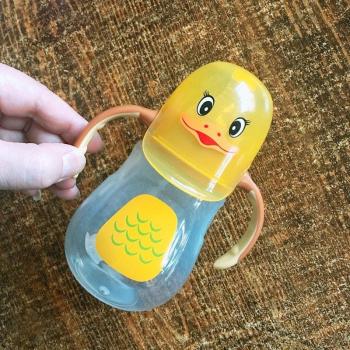 Bouteille d’entraînement à l’eau pour bébé – Gel de silice 280 ml