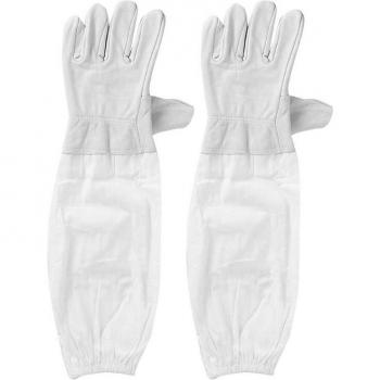Cotton Leather Beekeeping Gloves
