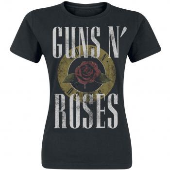 Guns N' Roses Rose Logo T-Shirt - Schwarz - Größe M