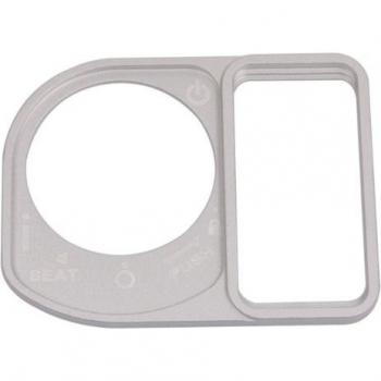 Couvercle de protection en alliage d'aluminium pour bouton de porte électrique de moto compatible avec PCX150