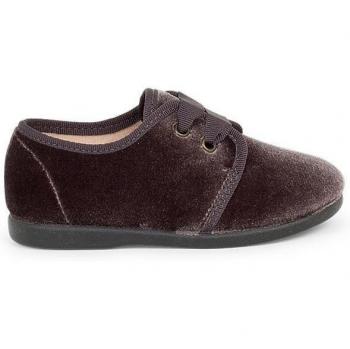 Pisamonas Zapato Terciopelo Cordon Faya | Elegantes y Cómodos