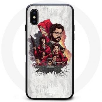 Pokrowiec iPhone XS Max Seria Maski La Casa De Papel