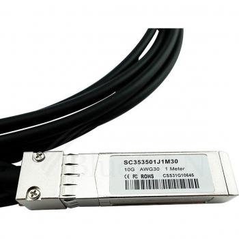 CBO Blade Networks BN-SP-CBL-1M kompatibles BlueLAN DAC SFP+ SC353501J1M30, Transceiver, Schwarz