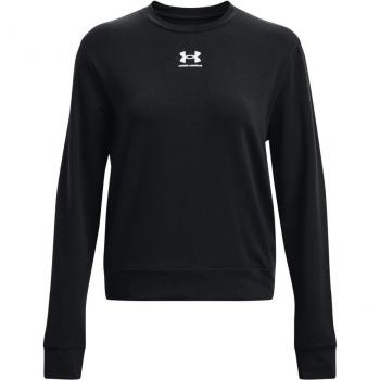 Under Armour Rival Terry Sweatshirt - Black / White, XS Female