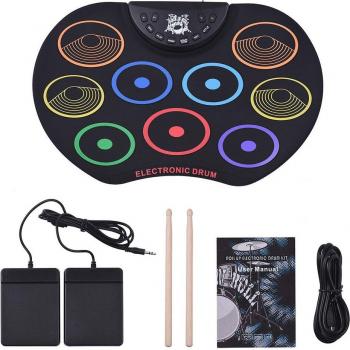 Roll Up Electronic Drum Practice Pad